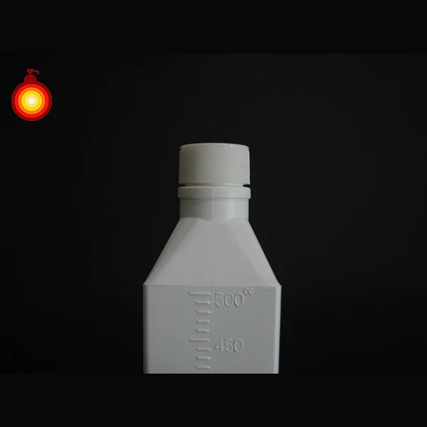 100ml~500ml empty Taiwan bottle white square plastic wholesale square bottle liquid medicine bottles