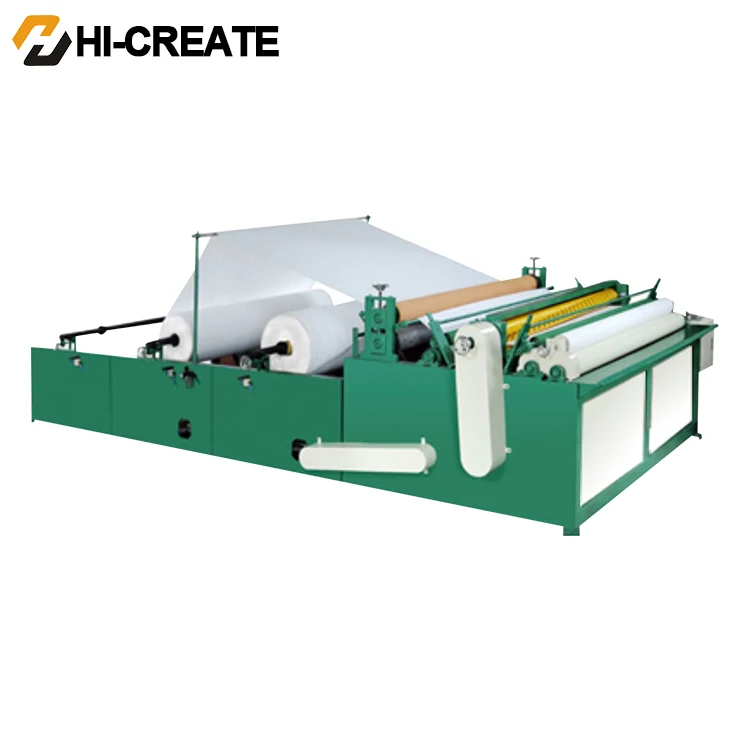 
perforated paper roll toilet tissue rewinder machine for produce the production of facial paper towels 
