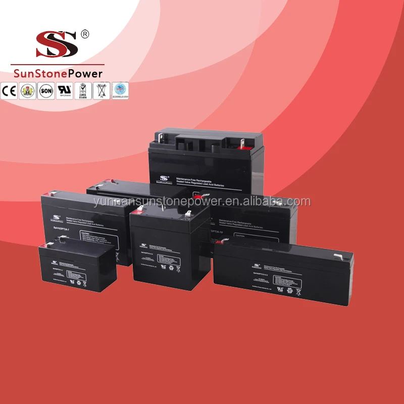 Wholesale free service SPT 12v 12ah battery deep cycle lead acid battery