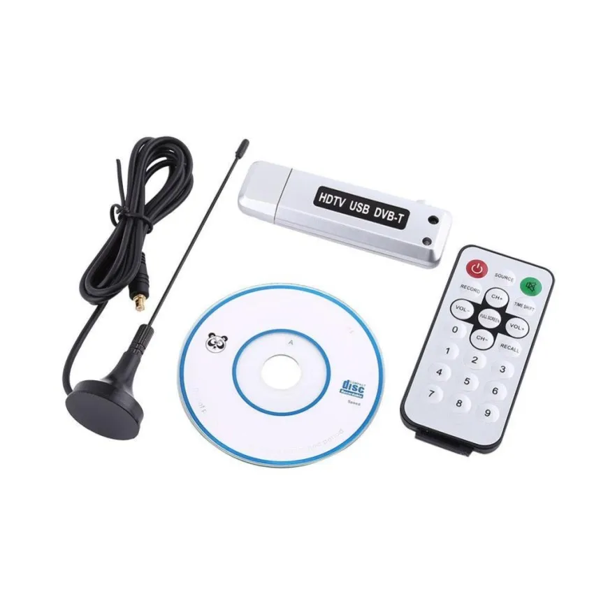 TV Receiver Micro USB DVB-T Dongle Digital TV stick HDTV Tuner universal Remote