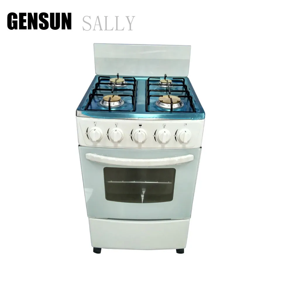 
Large capacity white painting gas oven toaster with stove standing oven  (60505921254)