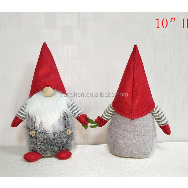 Christmas Gnome Swedish Santa-HandmadeScandinavian Tomte Figures Plush Nordic Nisse Sockerbit Elf Dwarf Decorations