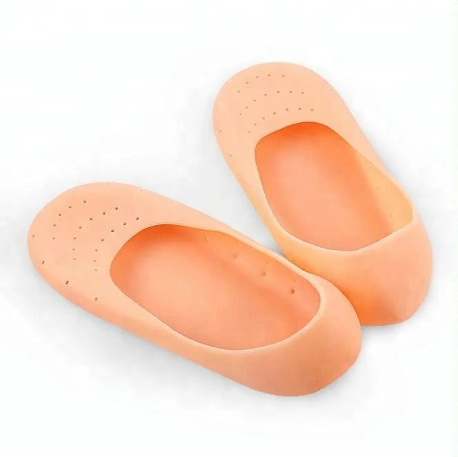 Hot Selling Foot Care Silicone Gel Whitening and Moisturizing Foot Spa Ankle Boat Socks