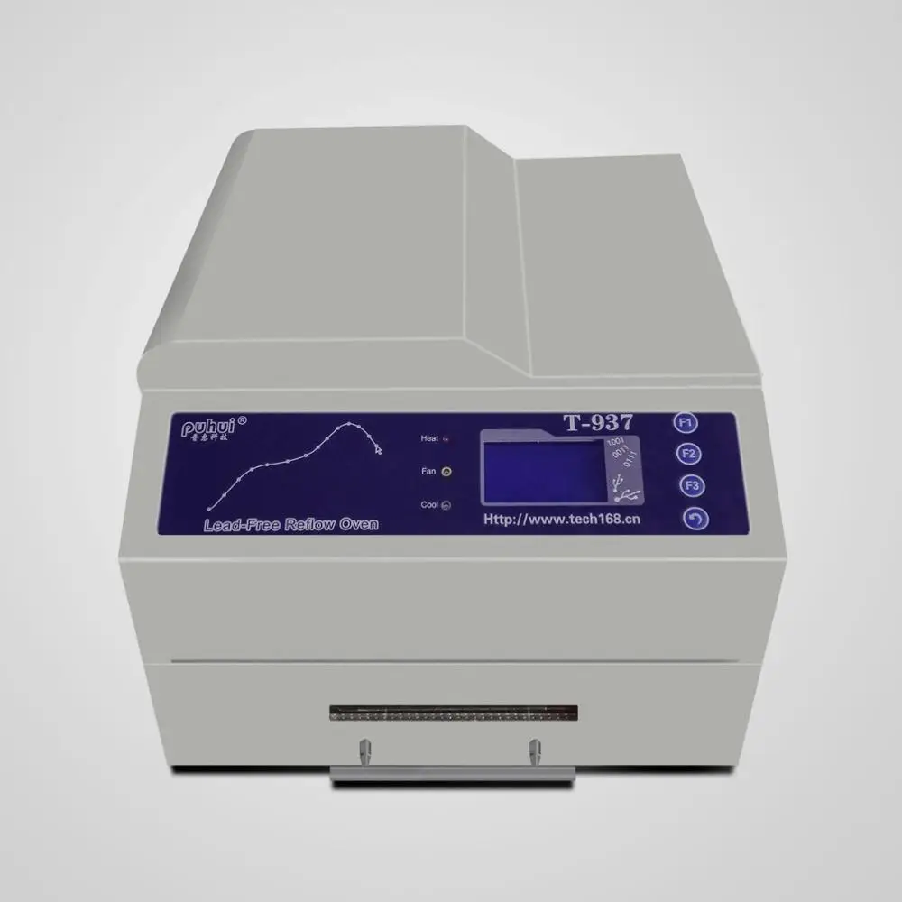 reflow welder machine Puhui T937 / T-937M SMT Desktop Automatic Reflow Soldering Oven