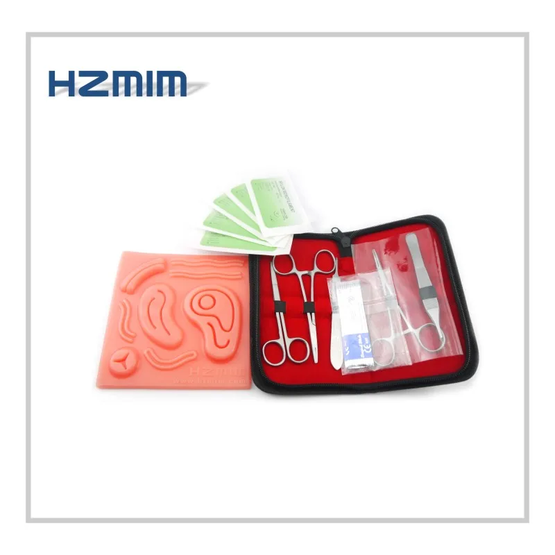 
3 layer surgical practice suture training pad, suturing pad for open surgery, medical students suture practice kit 