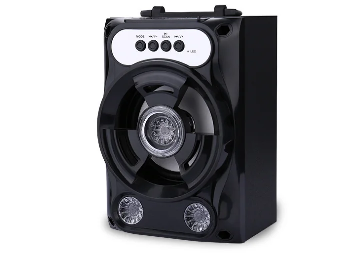 LED bluetooth speaker D-B16 Wireless Wood Portable Wooden good price Bluetooth Speaker