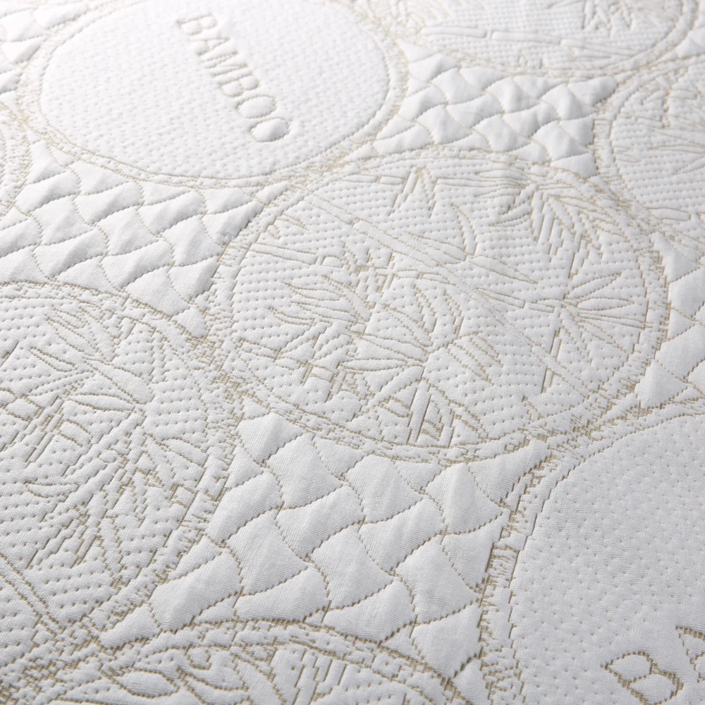 
China Wholesale Bamboo Fiber Polyester Fabric For Mattress 