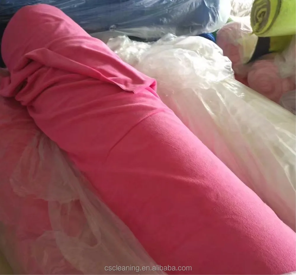 microfiber cleaning towel terry cloth fabric in roll