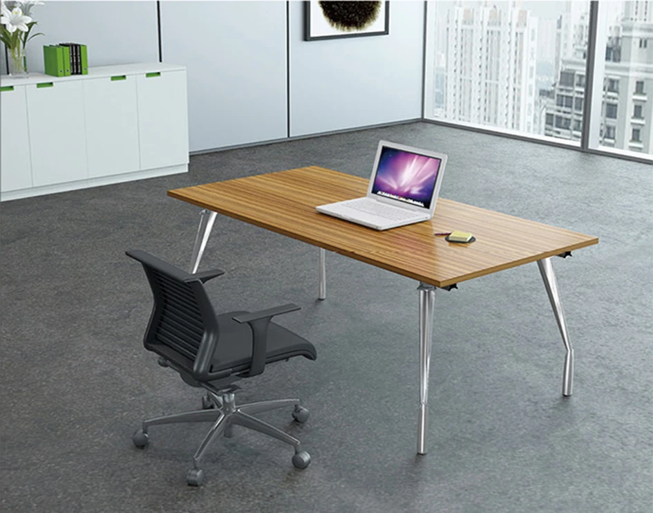 Melamine board modern metal office furniture base office computer desk for staff