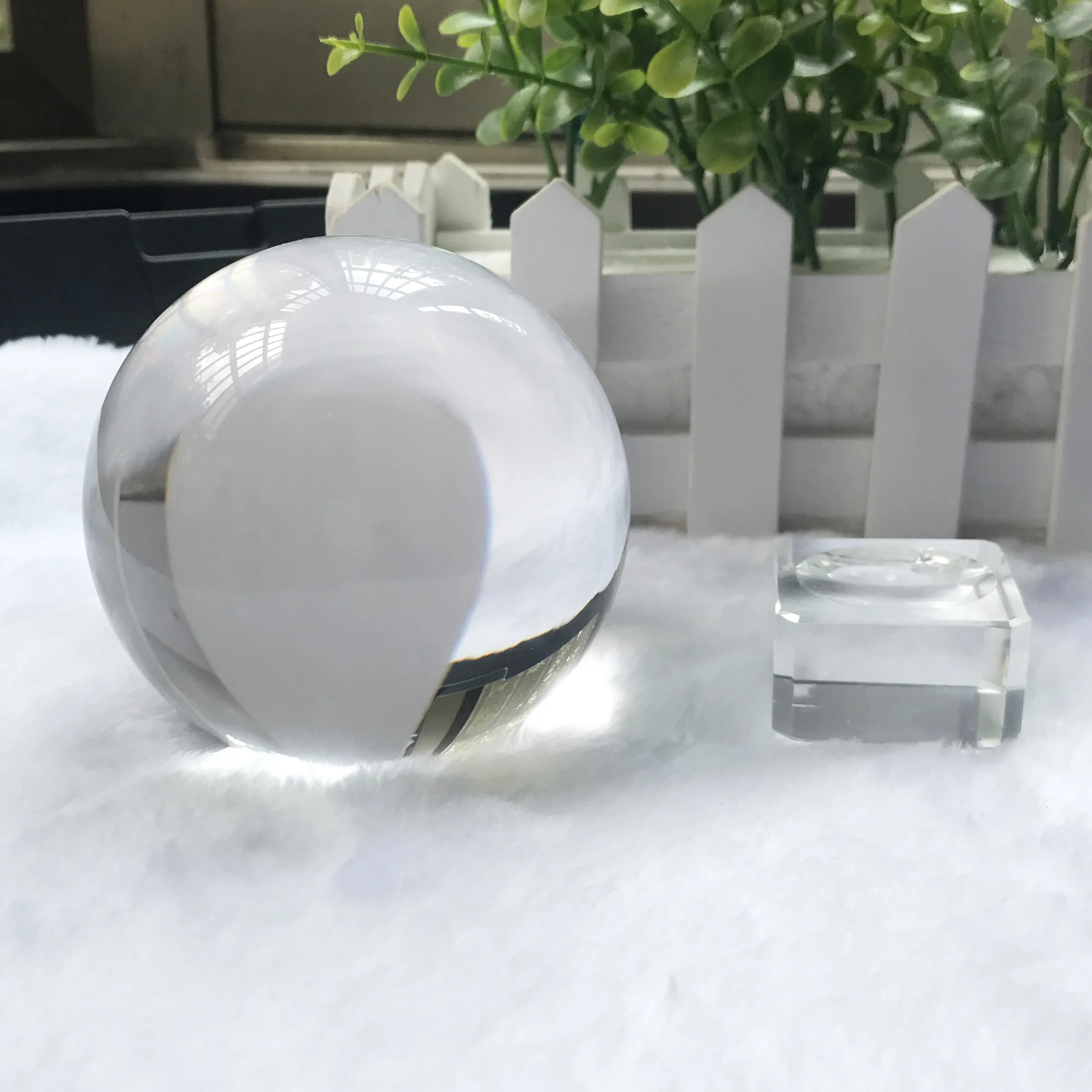  80 мм k9 lensball с подставкой для фотографии хрустальный