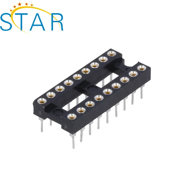 Заводская поставка SMT 2 54 мм шаг 8 контактов Dip Круглый контактный разъем IC Pcb