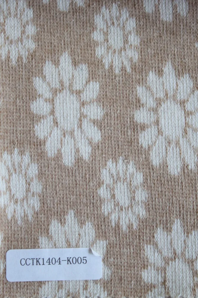 Factory Custom Printing gots certified organic cotton digital print knit fabric