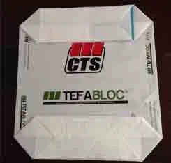 
50kg pp woven cement bag with valve pe valve bag for cement packing 