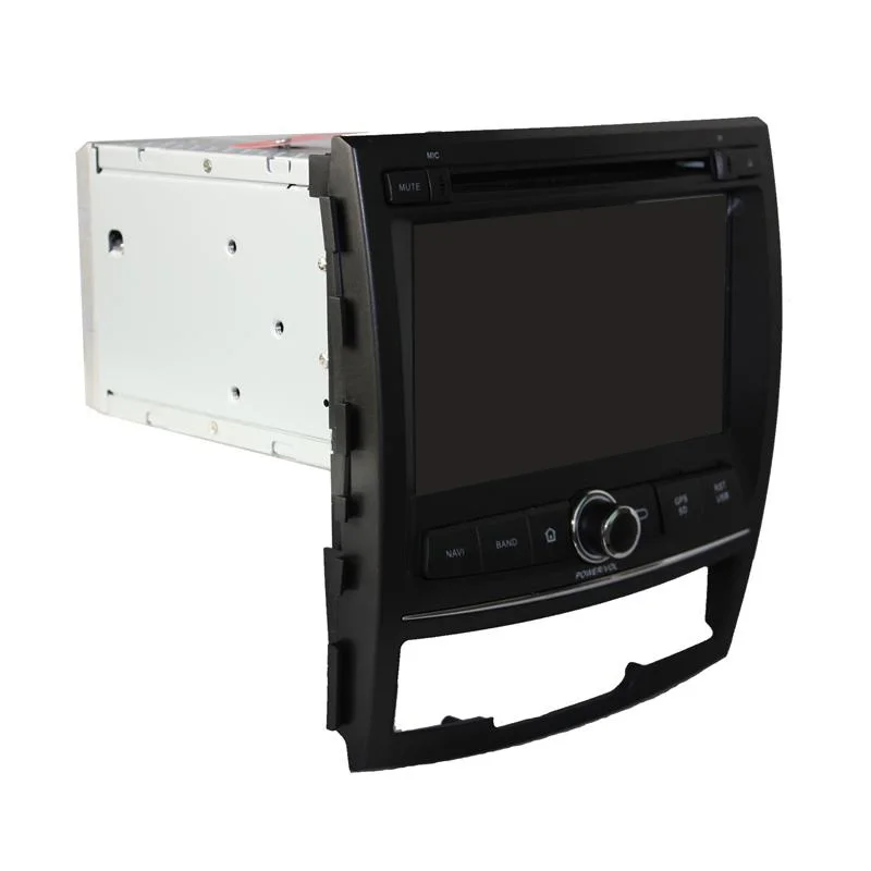 For Ssangyong Korando 2011 car radio player 2010 2012 car entertainment system car dvd with GPS Steering wheel