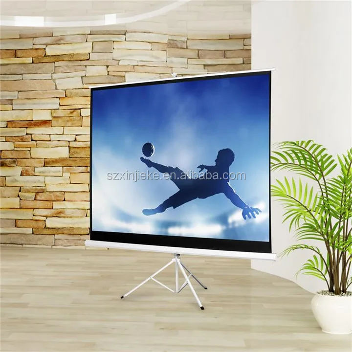 China supplier dalite screen tripod style glass fiber material screen