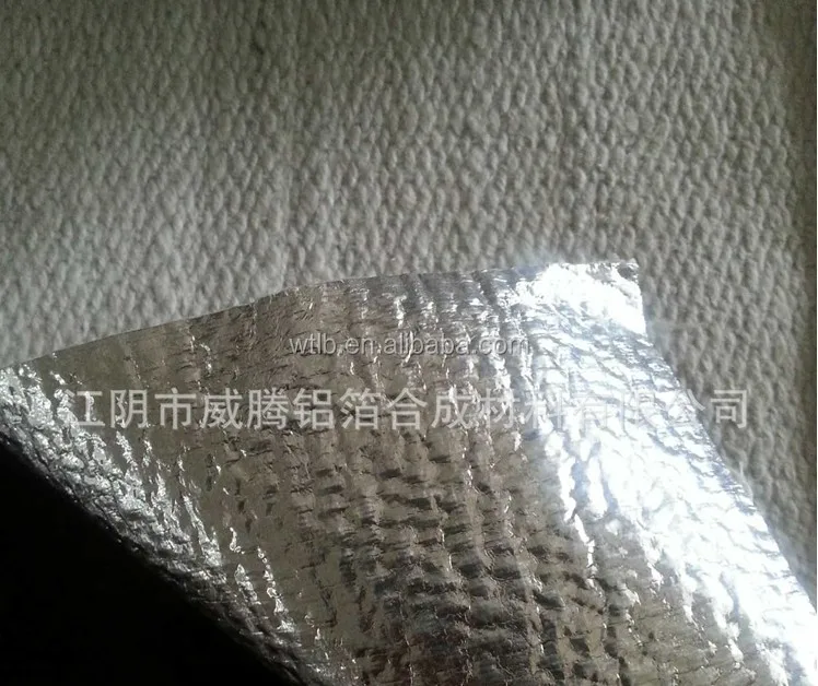 2mm Silicate Ceramic Glass Fibre Cloth with Both Side Aluminum