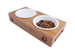Stainless Steel Dog Bowls with Stand Elevated Cat Food Bowls Elevated Dog Bowl Holder