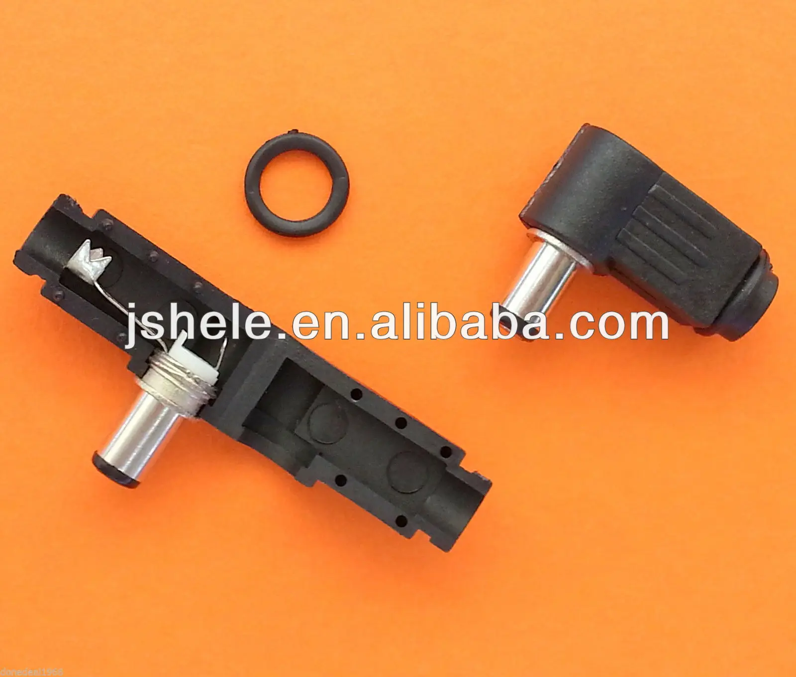 DC Power Plug 2.5mm x 5.5mm - Right Angled Jack - L Shaped Jack