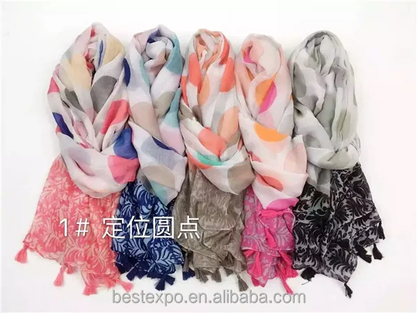 
wholesale girls wave point twill scarf jakarta shawl manufacturers modern hijab styles 