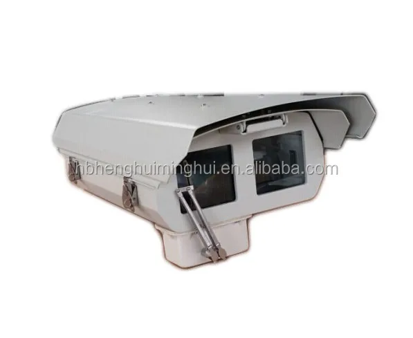 
double windows camera housing with wiper & heater & blower 