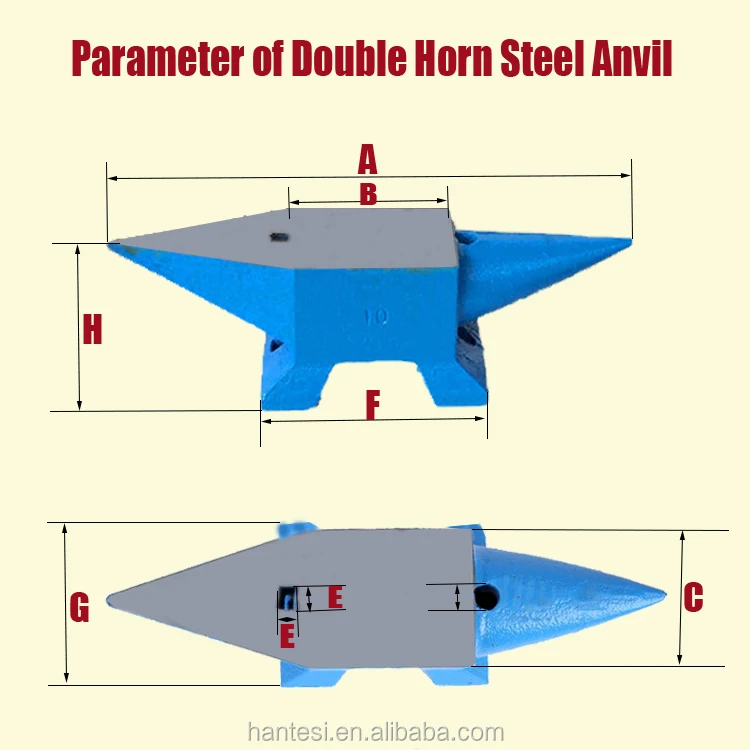 
Factory OEM Double Horn Mini Blacksmith Anvil Forged Steel Anvil for sale 