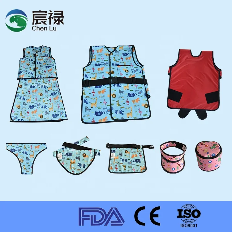 CE high quality medical anti radiation ray clothing for kids whole set