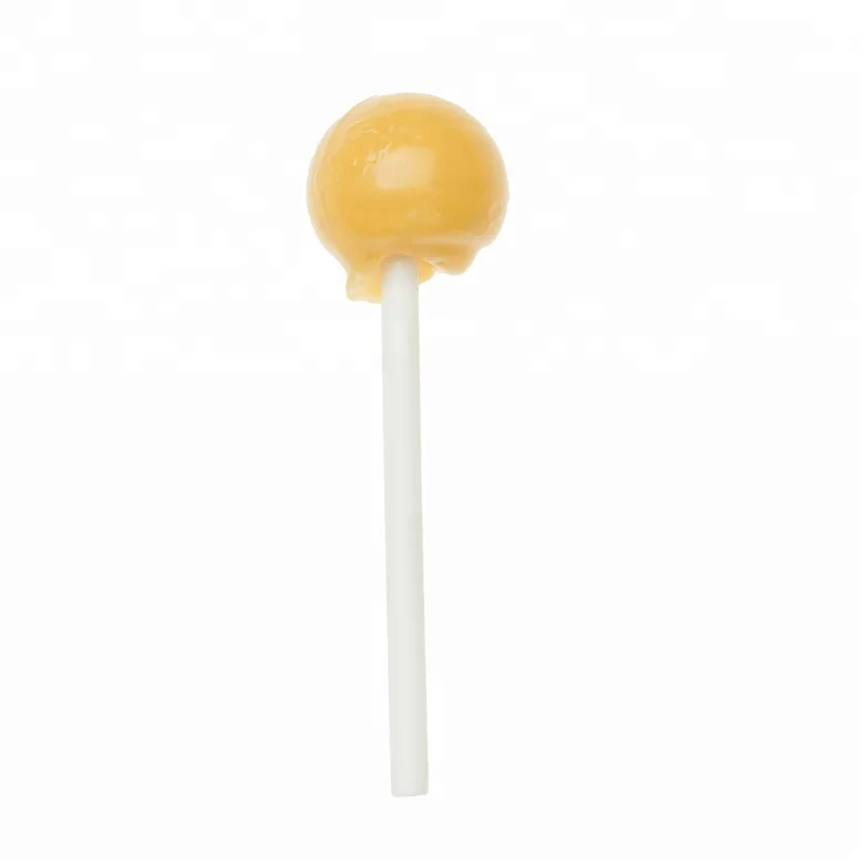 mango and milk flavor small lollipop candy