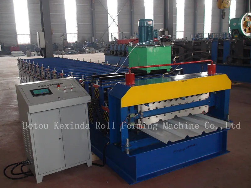 
Aluminum/Galvanized Colored Steel Metal Roofing Sheet Cold Roll Forming Machine for Sale/IBR Profile Manufacturing Machine 