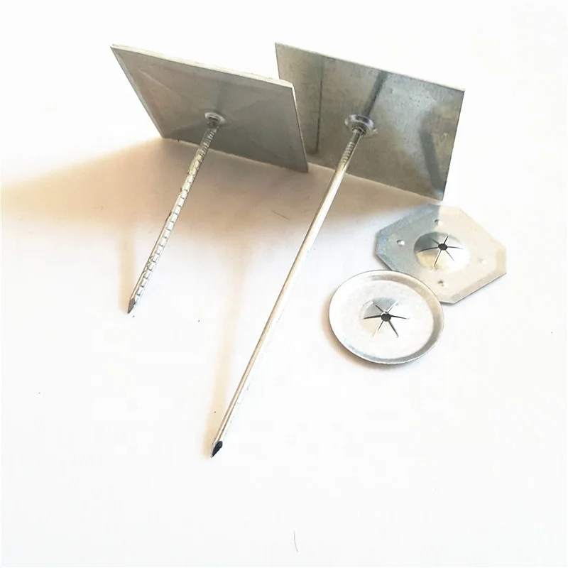 All Kinds Of Support Hanger spindle Metal Insulation Pin Fasteners Fixing Rock Wool plate