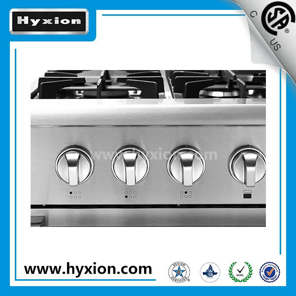 HYXION4806U stainless steel pro-style 48 ' dual fuel cooking range gas stove