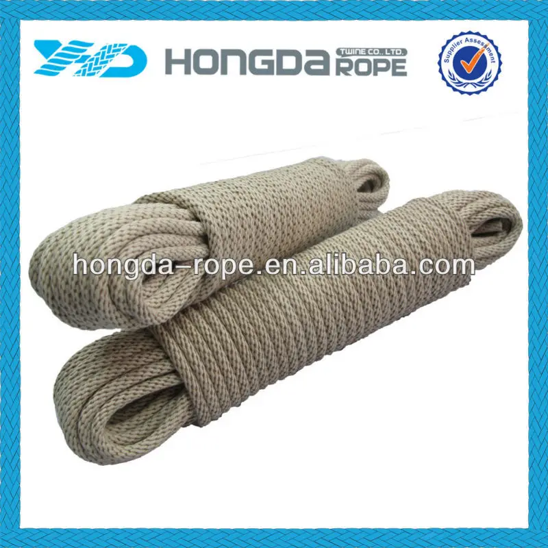 1mm --30 mm Multi- Purpose Braided Cotton Rope Cotton Twine
