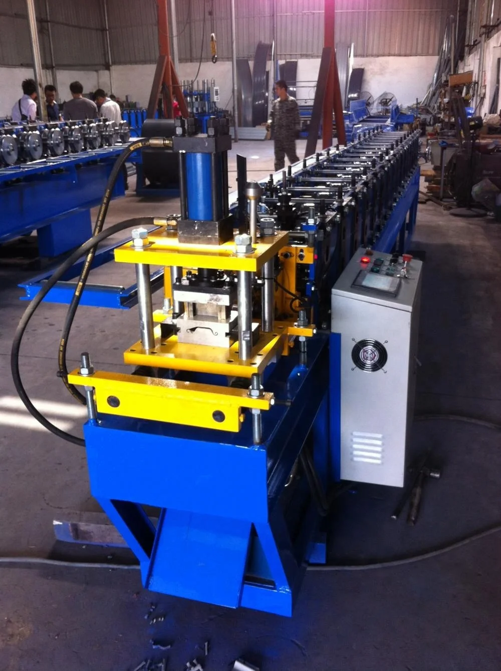 
Garage Metal Rolling Door Steel Strip Shutter Roller Slat Making Machine/shutter door roll forming machine 