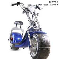 Europe warehouse to door New EEC/COC Citycoco motorcycle 3000W electric scooter with eec homologation