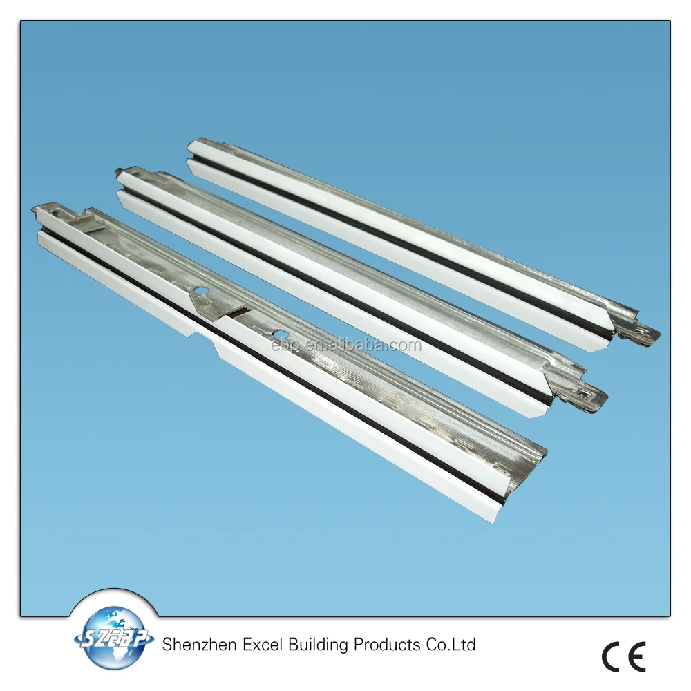
Exposed ceiling system groove t grid, Ceiling keel groove t grid, Metal t grid 