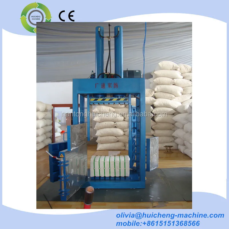 Unique design used clothes textile press balers/ textile press compactor