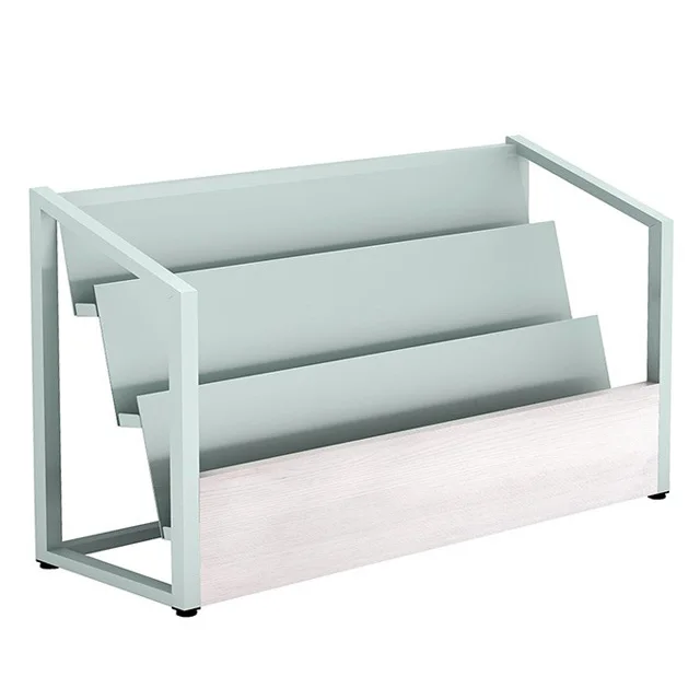 Wall mount metal magazine rack steel journal holder stand rack