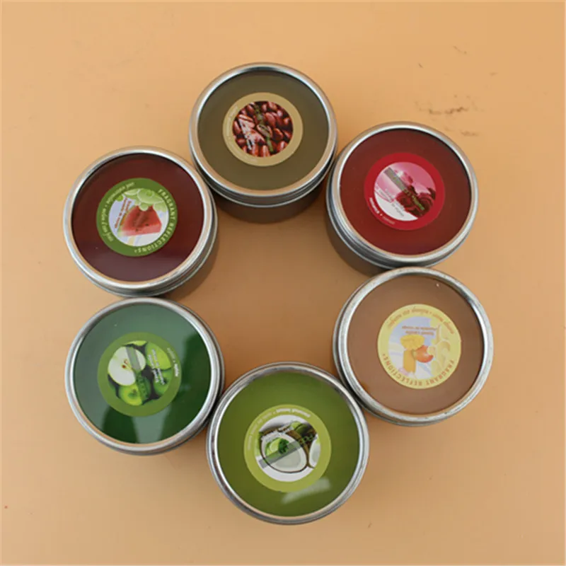 
Wholesale decorative candle tins with fireworks in luxury containers 