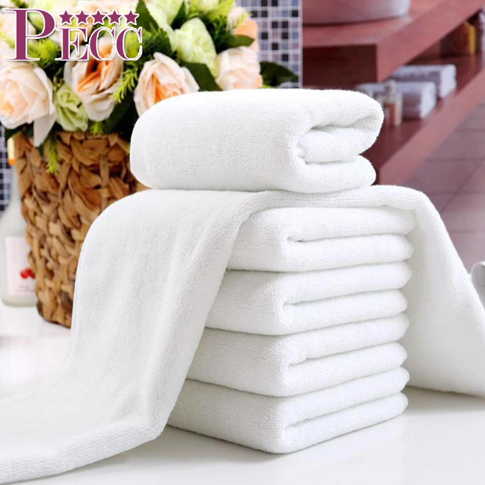 Hot Sale White Hotel Bath Body 100% Cotton Towel Set