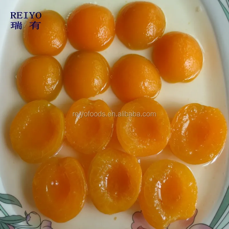 
canned halves apricot in light syrup 