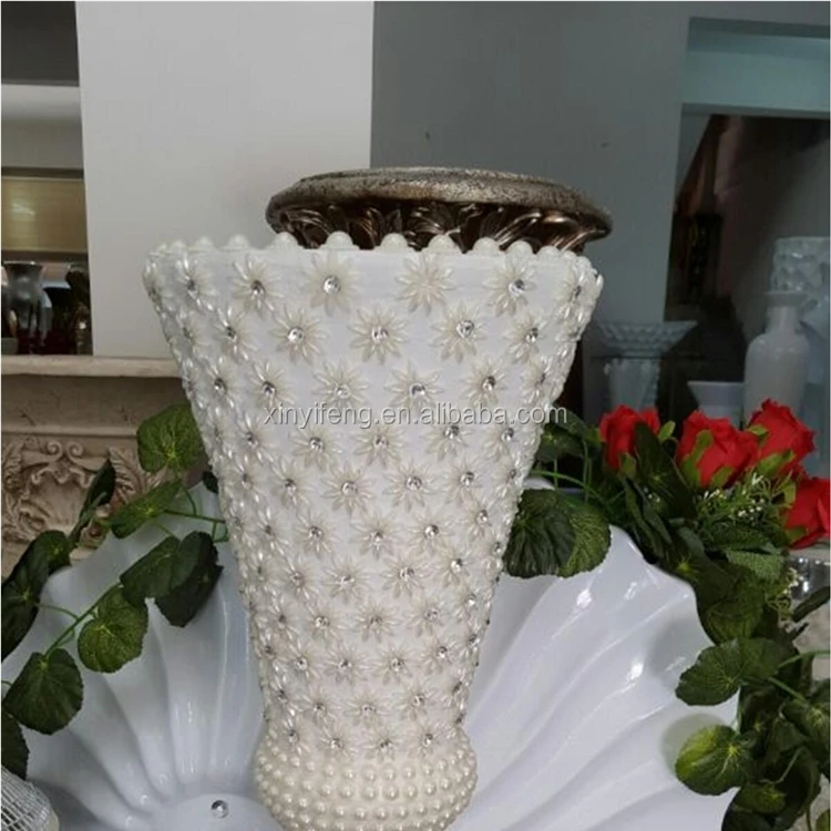 FRP Modern Floor Table Top Innovative Vase Home Ornament Resin Decor