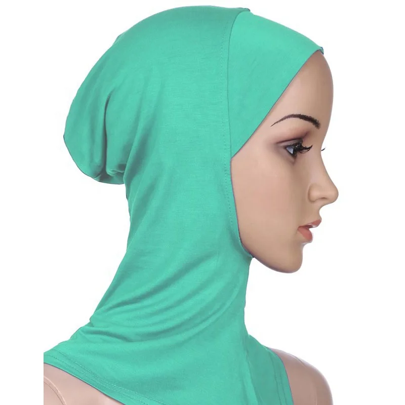 Wholesale Women Modal Tuban Cap Mix Color Stretch Adjustable Headdress Cotton Muslim Accessory HM201