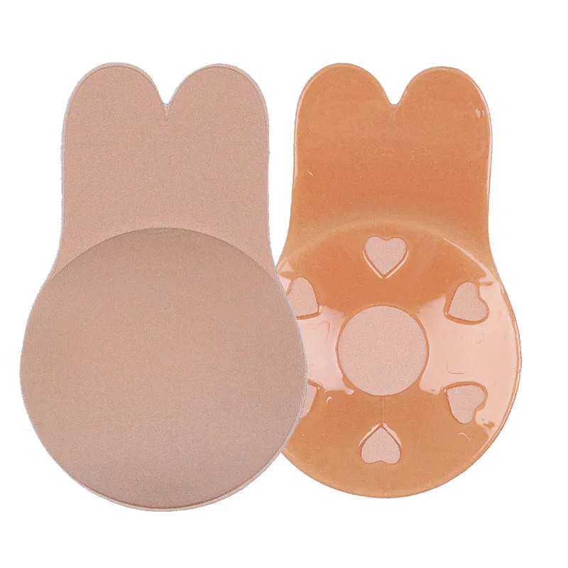 Women Invisible Bra ssy Bra For DD Cup Adhesive Rabbit Instant Breast Lift Nipple Cover