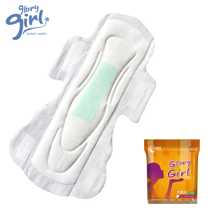 Night time use perforated non woven cover herbal extra long women sanitary pads for heavy flow