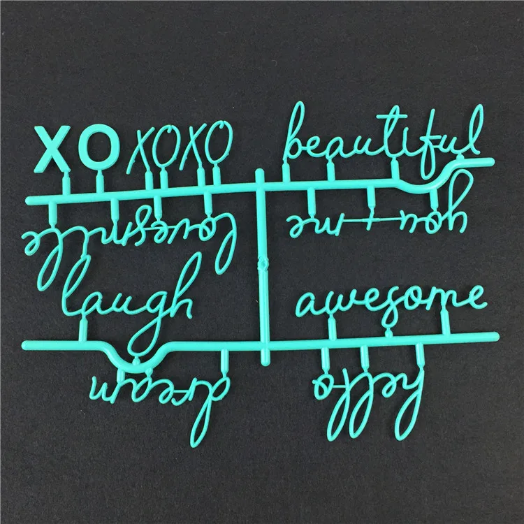 hot sale custom color plastic letters for felt letter board in stock