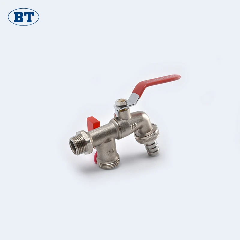 BT2020 дешевый запираемый латунный водяной клапан, кран, двунаправленный регулирующий клапан