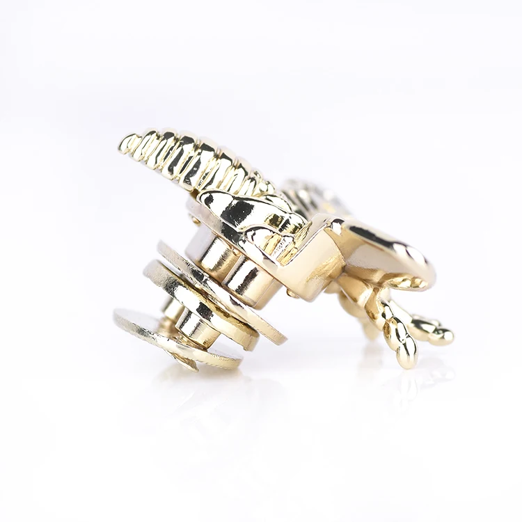 Excellent Quality Ladies Bag Fitting Bag Hardware Lock Animal Insect Design Metal Bag Buckle