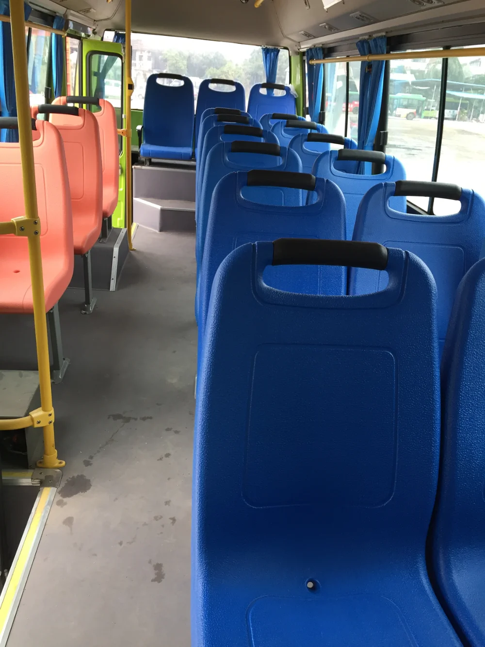 
JiuLong 380/400/420 mm Easy Assembled Blow Molding Seat Bus 