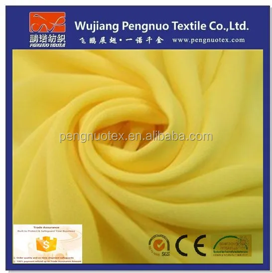 
High quality wholesale cheap price 75D Polyester chiffon fabrric / fabric material for making dresses / composition of chiffon 