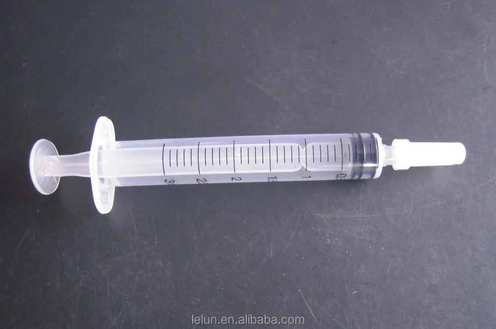 Non-luer tip food grade syringe