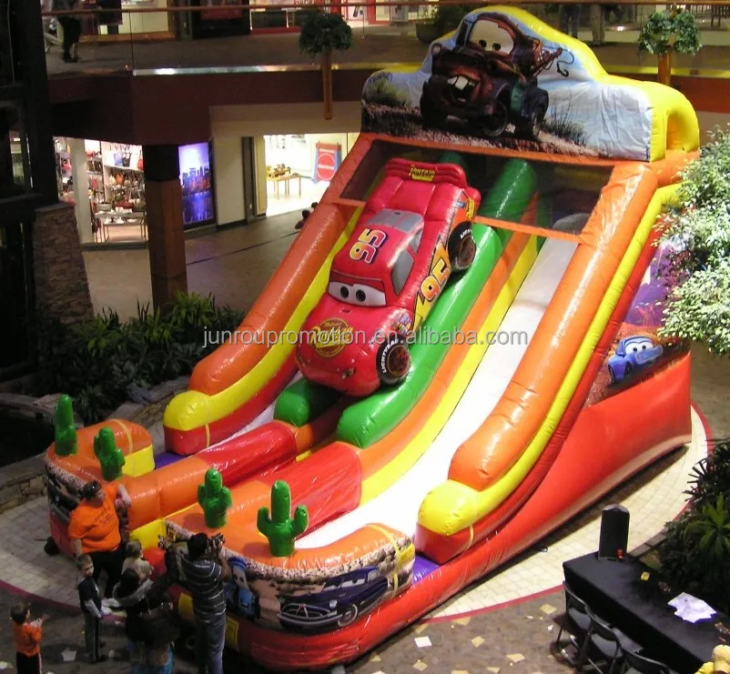 Fast delivery giant inflatable car type slide, inflatable slides in stock SL-33